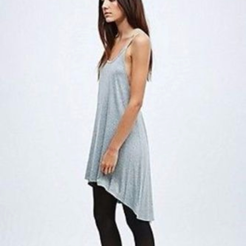 Urban Outfitters Ribbed Spaghetti Strap Tank Dress